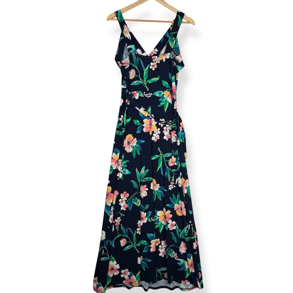 Market & Spruce Maxi Dress Size Large Floral Garden Party Wedding Guest Resort
